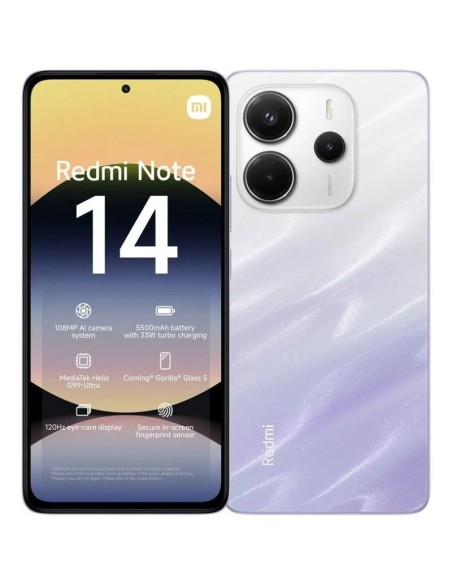 SMARTPHONE XIAOMI REDMI NOTE 14 6.67 8GB/256GB/108MP/NFC/4G PURPLE