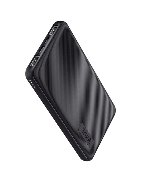 POWERBANK TRUST PRIMO SLIM 5000MAH 2A USB + USB-C + MICRO-USB ECO BLACK