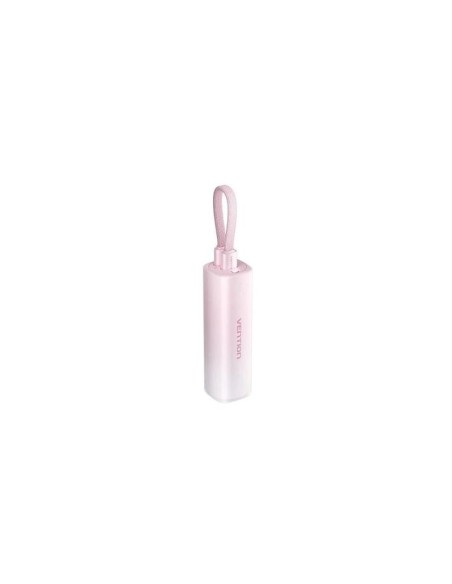 POWERBANK VENTION 5000MAH USB-C + LIGHTNING 20W ROSE