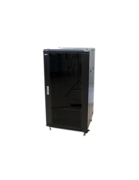 ARMARIO RACK POWERGREEN 22U 60X80 DESMONTADO PUERTAS CRISTAL Y METAL