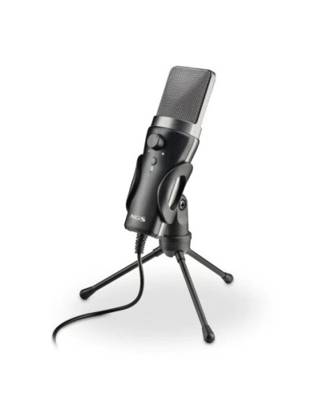 MICROFONO NGS MS120USB USB TRIPODE BLACK
