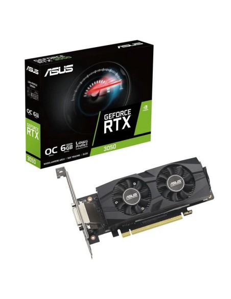 TARJETA DE VIDEO ASUS RTX3050 OC LP 6GB GDDR6 PCIE 4.0 DVI HDMI DP